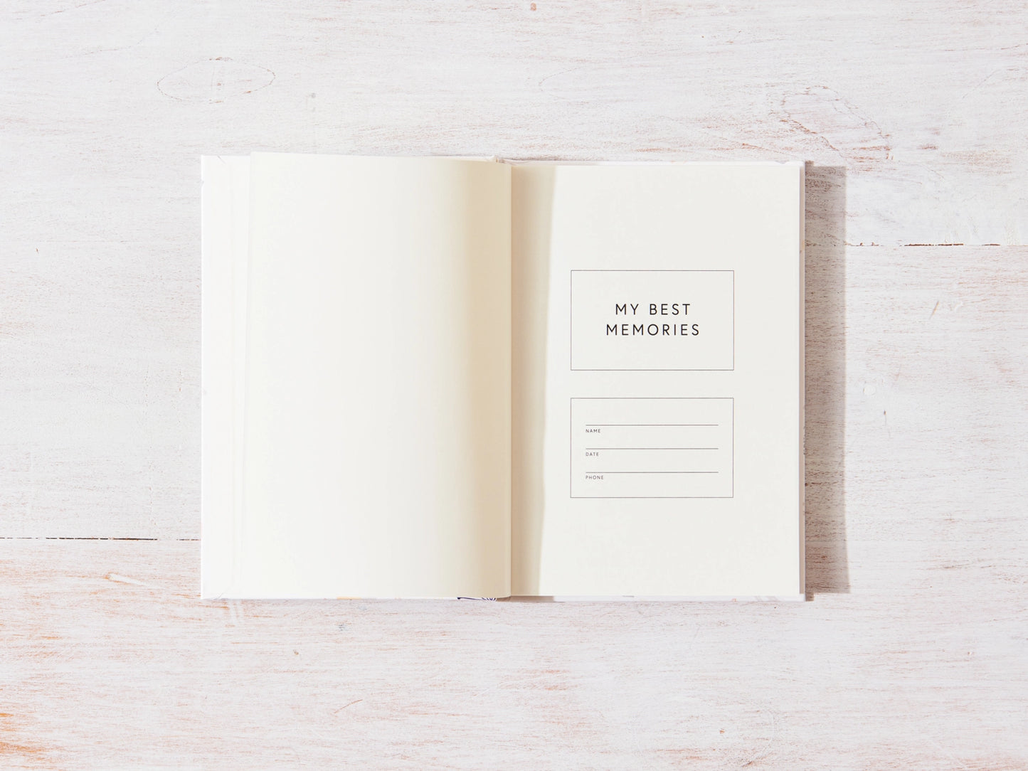 My Best Memories Journal