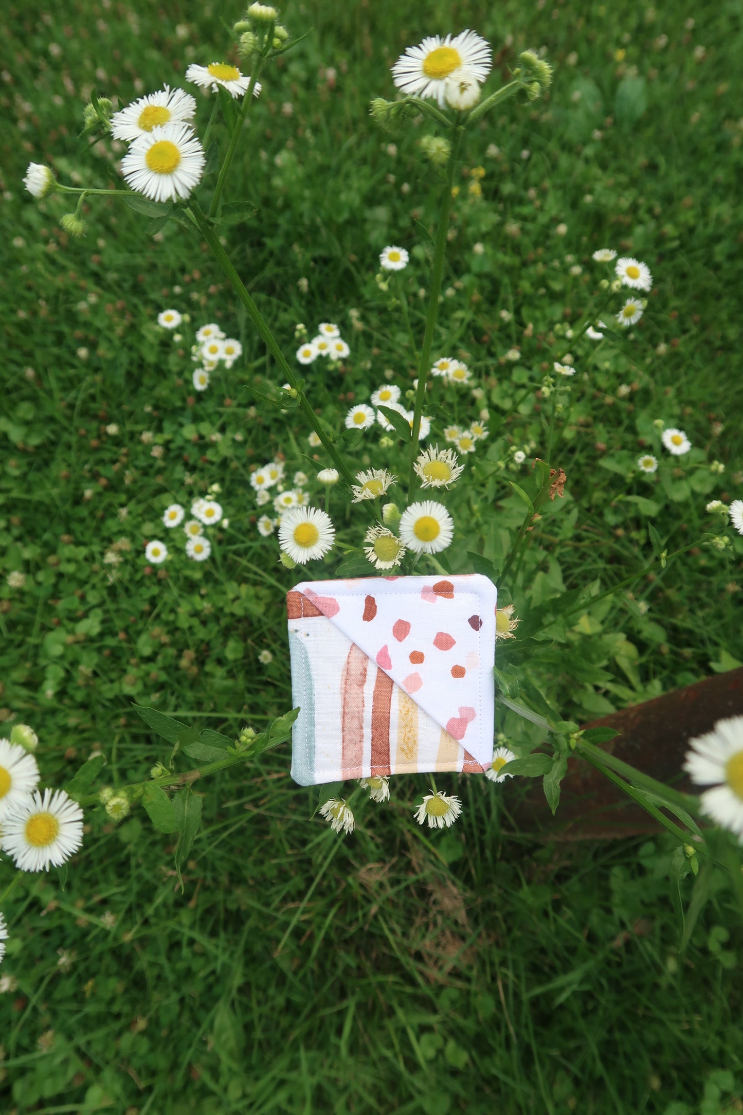 Handmade Sewn Corner Bookmark